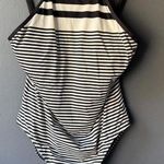 Lauren Ralph Lauren Black and White Striped Women's One Photo 0