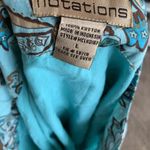 Notations  Maxi Paisley Skirt Size Women’s large blue boho fairy‎ spring Photo 2