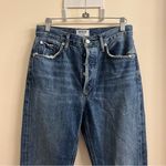 AGOLDE Riley High Rise Straight Leg Crop Jeans Raw Step Hem Disguise Size 25 Photo 4