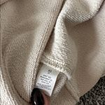 Aerie Oversized Distressed Long-sleeve Sweatshirt Size XS Cream Photo 5