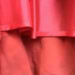 American Eagle VTG Women’s Red Floral Print Lettuce Trim Tank Sheath Dress Photo 9