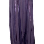 Scarlett Darkness Victorian Ruffled Bottom Prairie Gothic Purple Maxi Skirt Sz L Photo 2