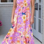 Entro Floral Smocked Dress Photo 0