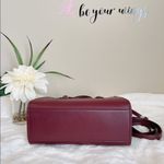 Michael Kors  HAMILTON SMALL SATCHEL KEY‎ LOCK CROSSBODY BAG MERLOT Photo 4