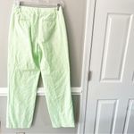 J.Crew Pleated Wide Leg Light Green Pants Linen Blend Trousers Size 2 Photo 4
