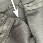 PLASTIC ISLAND Skirt Satin Bow BlackTie Cocktail Pencil Pleats Waist Twee Medium Photo 7