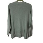 Parker Adyson  Womens 1X Aqua Green Blue Tunic VNeck Sweater Minimalist Cozy Soft Photo 5