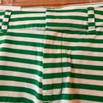 Old Navy  Green White Striped Shorts Horizontal Stripes Summer Women’s NWT Size 4 Photo 3