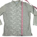 Lam de Vil by L'Emission Women's Cardigan M~L Gray Embroidered Mori Japanese Size M Photo 2
