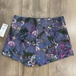 FOX Racing Exotic High Waist Blue Foral Shorts Size 3 Photo 4