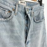 AGOLDE Riley High Rise Straight Crop Jeans | Sz 27 | Shatter (Light Wash) Photo 9