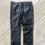 BDG Black Faux Leather Pleather Pants sz 28 (comparable to size 6 US) Photo 1