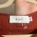 ALC Frank A.L.C. Sosta Silk Handkerchief Hem Rustic Orange Sz 2 Dress Photo 5