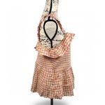 Old Navy  Ruffled Smocked Bodice Plaid Sleeveless Top Shirt for Women Large Photo 5