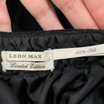 Leon Max Black Silk Sleeveless Maxi Dress Large L Photo 6