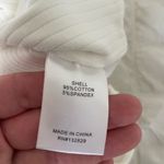 Lovers + Friends  white ribbed one shoulder crop top Photo 3