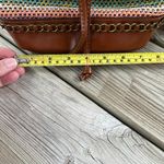 Patricia Nash Spanish Multi Zig Zag Textile Woven Bucket Hobo Bag. NEW Photo 5