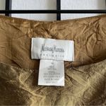 Neiman Marcus Women’s 90’s Silk Gold Blouse Size Medium Photo 2