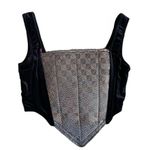 Y2K Style Black Goth Grunge Lace Up Corset 🔥 Size M Photo 0