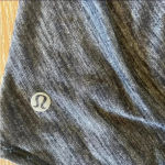 Lululemon  Wild Tank Top Cheetah Print Criss Cross Back‎ Size 4 Gray heathered Photo 6