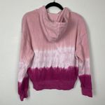 Wildfox Woman's Sz XS Pink Hooded Ombre Sweatshirt Lounge Wear Cozy Comfy Photo 6