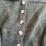 Lulu’s Green Boxy Button Down Cardigan Sweater Size L Photo 3