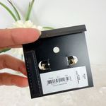 Coach NWT Pave Signature Huggie Earrings Photo 2