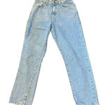 Nasty Gal  Women's Straight Leg Light Wash Blue Jeans Size‎ 8 Photo 0