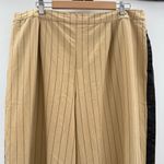 La Ligne x Target Side Stripe Tan & Black Wide Leg Trouser Pants Sz 1X Plus Photo 3