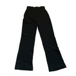 Escada women’s black buckle wool blend straight leg pants size 34 Photo 2