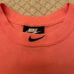 Nike  neon pink black embroidered collar swoosh logo tank top women’s size large Photo 2