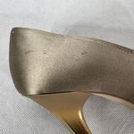 Stella McCartney Two Colors Satin Pumps Golden Metallic Size 9 Photo 9