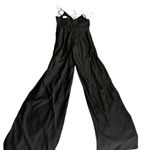 Windsor  women's black wide leg romper size medium with spaghetti straps, nwt Photo 2