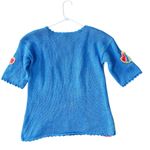 Petite Sophisticate VINTAGE  Tropical Fish Sweater Photo 5