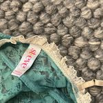 Steve Vintage Teal Lace Slip Dress Size Medium Green Photo 6