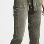 Splendid Olive Army Green Paperbag High Waist Pants Size 27 NEW NWT Photo 0