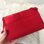La Regale Vintage  Red Satin Crossbody Tassel Bag Photo 6
