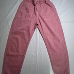 ZARA Women's Pants Light Pink Salmon Puffed Shape Cargo Size 4 Photo 0