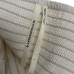 Anthropologie Cream Off-White Square-Neck Puff-Sleeve Tiered Dress – Large Photo 7