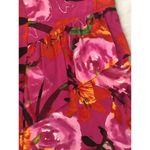 Anthropologie $248  Trina Turk Tropicale Rachelle Mini Dress Silk Pink Orange Ruffle Peplum Photo 2