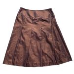 Nine West  bronze pleated skirt Photo 3