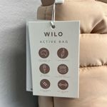 🤎 WILO The Label Weekender Quilted Travel/Gym/Baby Bag w/ Crossbody In Taupe Photo 3