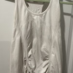 Athleta Women's Fast Track Racerback Top Size Large White Photo 0