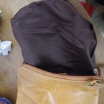 Chaos Leather Collection Small Leather Crossbody Purse Brown Photo 8