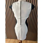 EXPRESS , black and white skinny dress illusion size 4, black and white skinny gi Photo 2