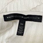 White House | Black Market Ribbed Knit Scoop Neck Top White Size XS Photo 5