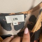 LPA Revolve x Leopard Slip Silk Dress in Painted Leopard- Size XS Photo 4