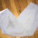 Anthropologie PRE OWNED $88 Stripped Cropped Pants 0 Photo 0