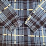 Columbia  Blue Plaid Quarter Zip Fleece Pullover Photo 7