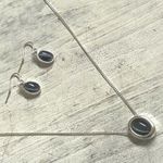 Sonoma Jean company silver tone necklace and earring set Photo 0